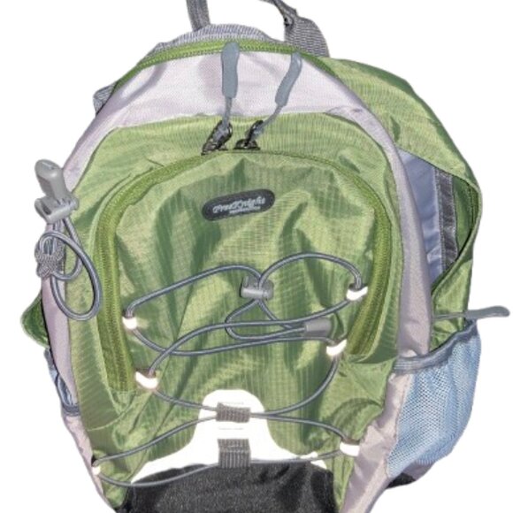 Boys Green and Gray Backpack - Picture 1 of 2